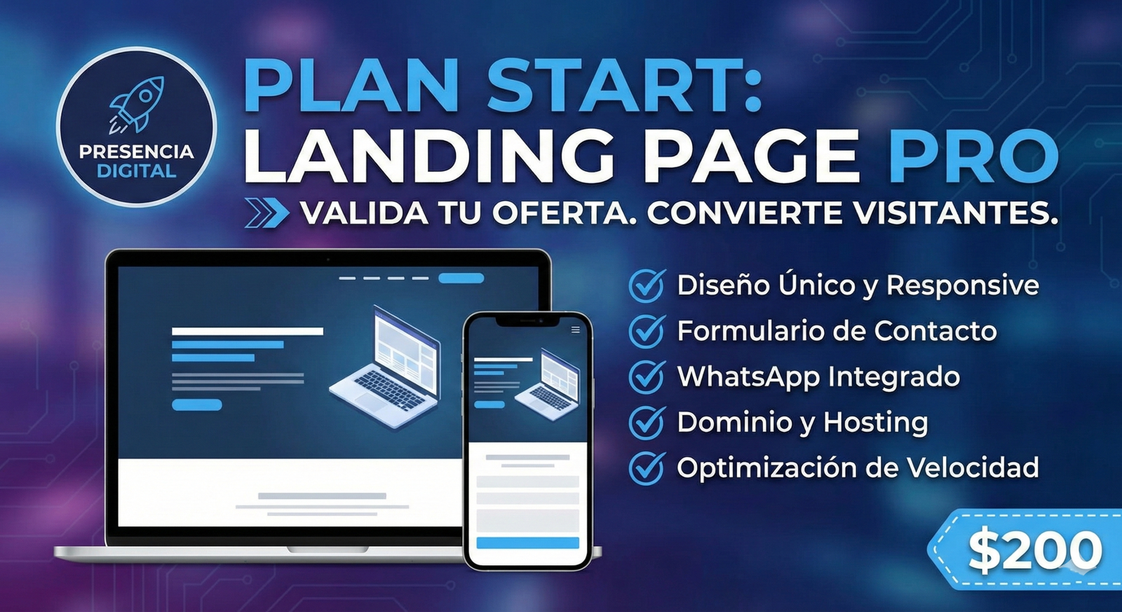 Plan Start - Landing Page Pro